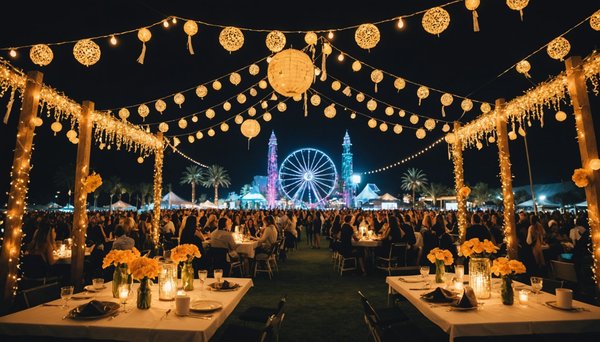 Plongez dans l'ambiance coachella avec nos packs déco festifs